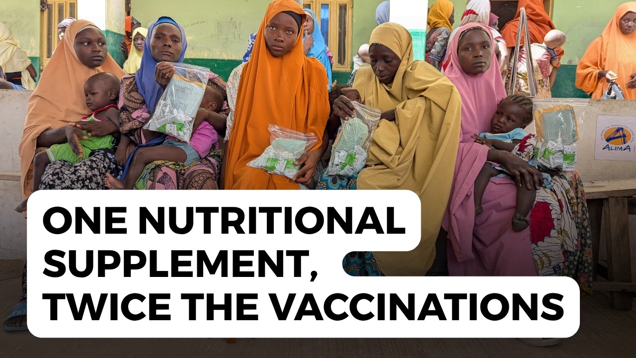 What if a nutritional supplement could help vaccinate more children? | ALIMA