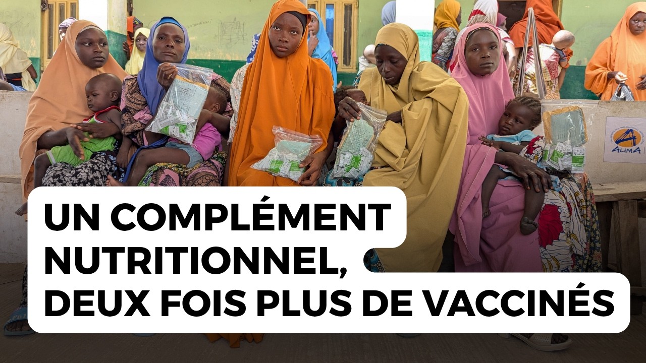 Et si un complément nutritionnel permettait de vacciner plus d'enfants ? | ALIMA