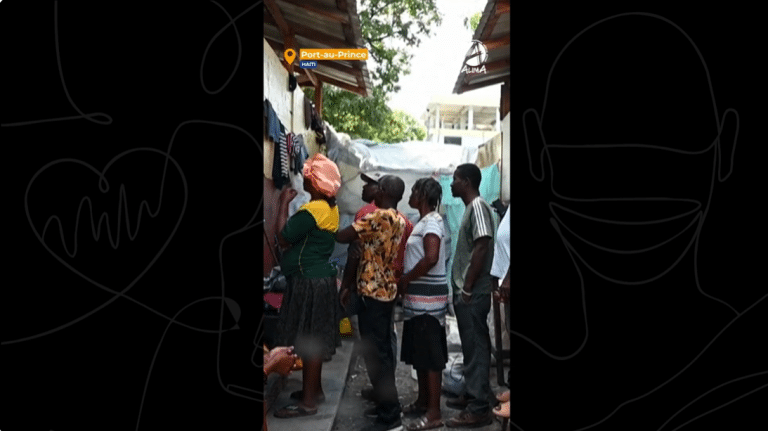 Haïti Port au Prince site déplacés ALIMA