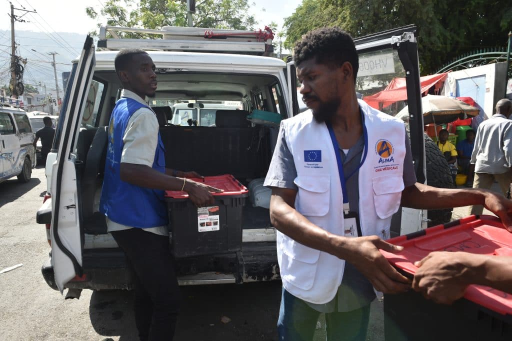 Dans les camps de Port-au-Prince 0