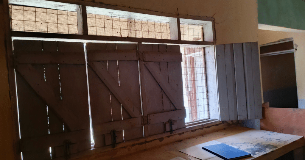 Thokliel primary health unit in Akobo, South Sudan, destroyed and being rehabilitated by ALIMA